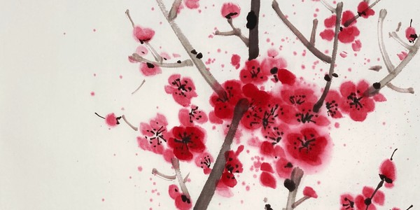 Мастер-класс по традиционной китайской живописи «Дикая слива»