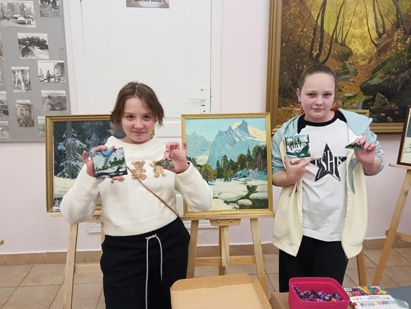 Мастер-класс по графике «Зимняя миниатюра»