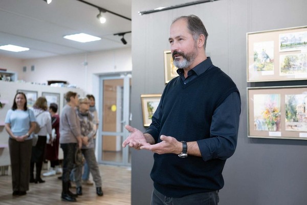 Творческая встреча с художником Сергеем Алдушкиным