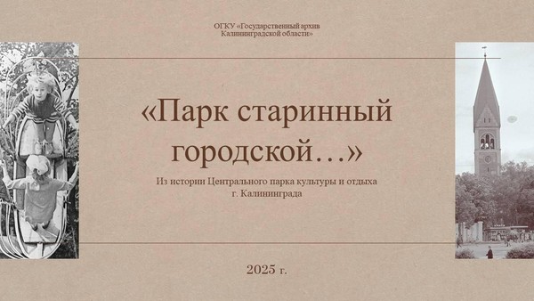«Парк старинный, городской...»