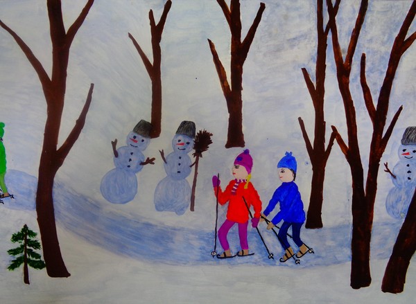 Выставка творческих работ учащихся художественного отделения ДШИ№14 «Покормите птиц зимой»