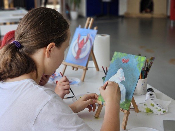 Мастер-класс по акриловой живописи