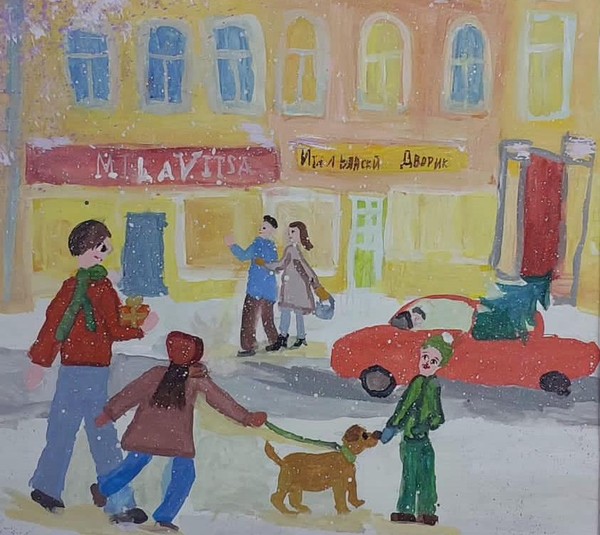 Выставка детского рисунка – «Зимний город»