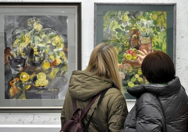 Выставка работ преподавателей ДХШ в Доме Архитектора