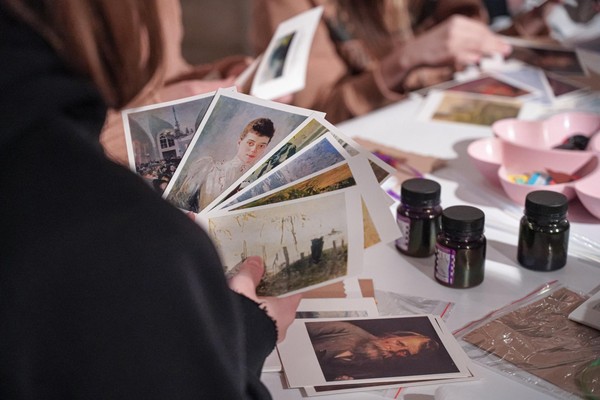 Мастер-класс «Открытка в стиле XIX века»