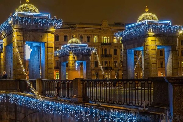 Петербург вечерний и новогодний