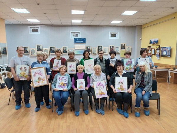 Мастер – класс «Новогодний пейзаж»