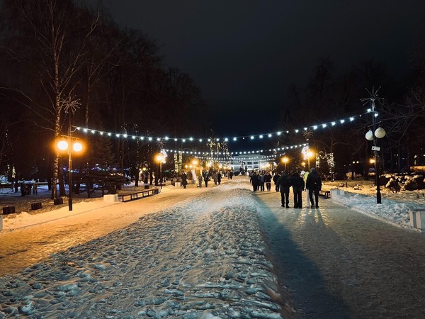 Февраль в Центральном парке культуры и отдыха