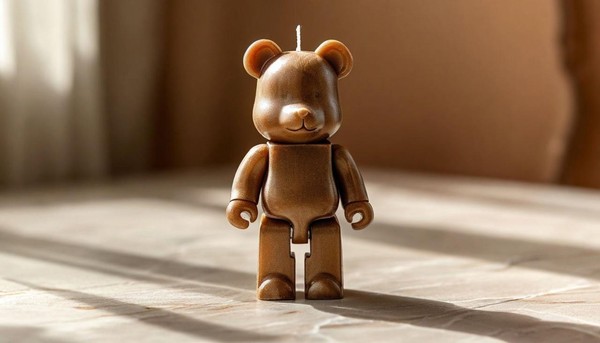 Мастер-класс по созданию формовой свечи «Bearbrick»