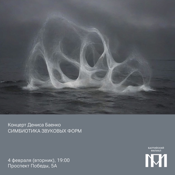 "Симбиотика звуковых форм" Аудиоперформанс Дениса Баенко