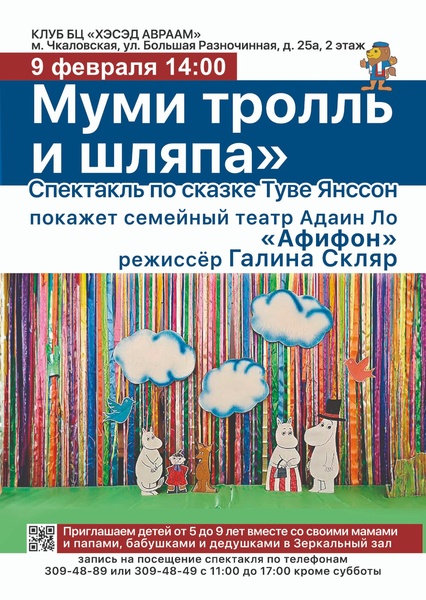 Спектакль "Муми тролль и шляпа".