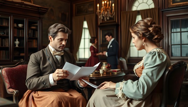 Он и она. Графология