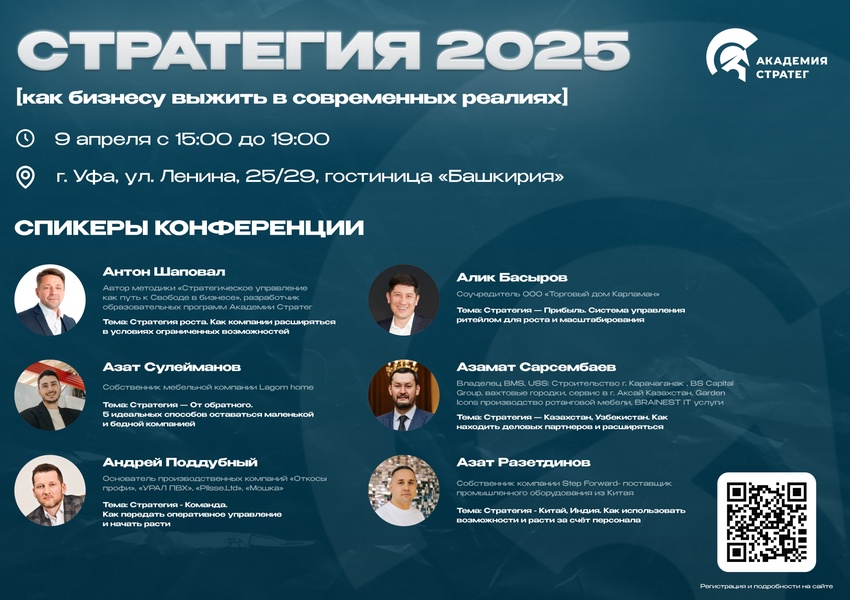 Стратегия 2025. Как бизнесу выжить в современных реалиях