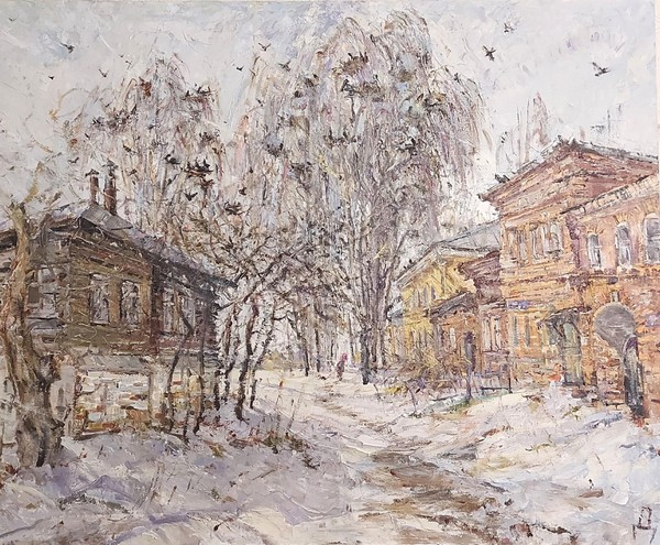 Выставка живописи Сергея Денисова «Весенняя прогулка»