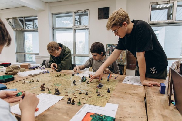 Встреча клуба Dungeons & Dragons