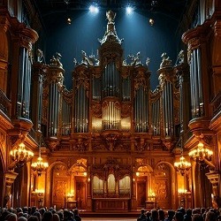 Мистический орган. Ночь в соборе при свечах