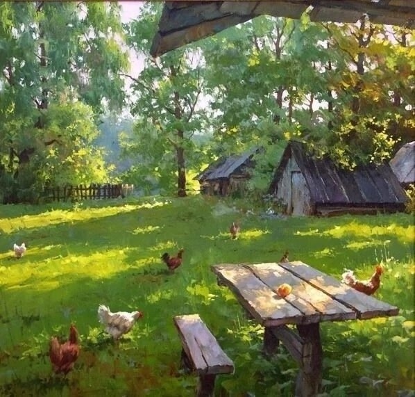 Мастер-класс "Летний пейзаж"
