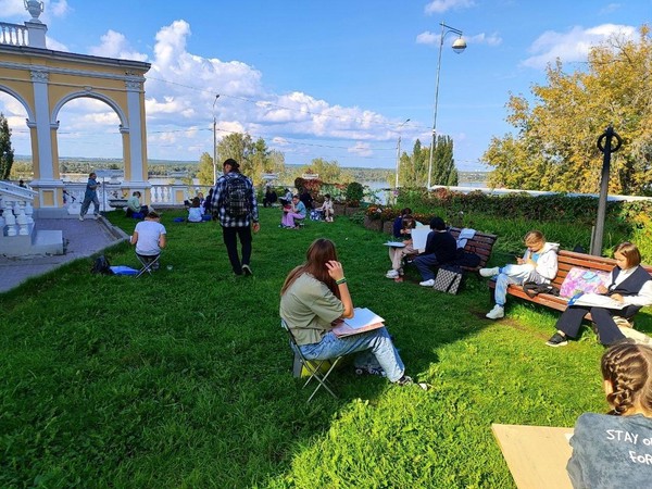 Пленэрная практика на улицах города Перми