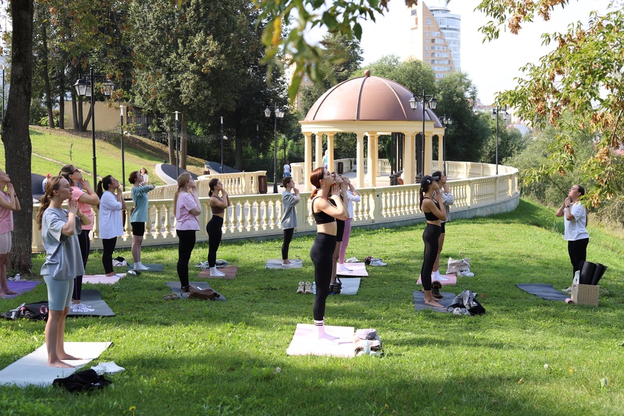 Stretching в парке Талалихина