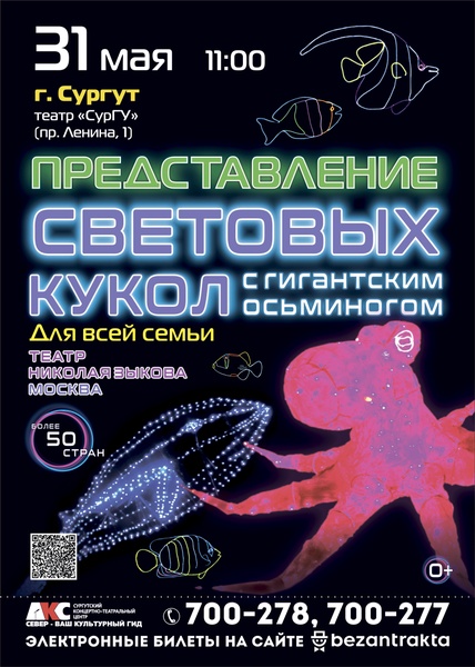 Представление световых кукол