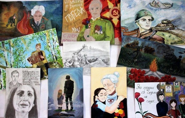 Выставка рисунков «Память в сердцах жива»
