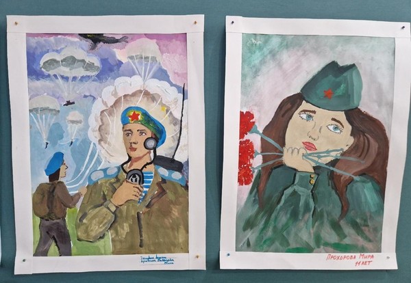 «Я рисую Победу» выставка детского рисунка