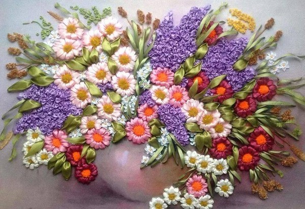 Беседа «Вышивка лентами»