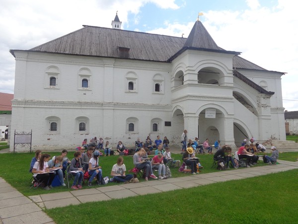 Пленэр в Рязанском Кремле