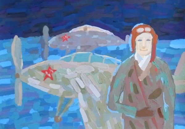 «Песни, стихи и проза войны в рисунках детей»
