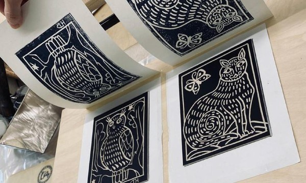Мастер-класс по линогравюре «Линокот»