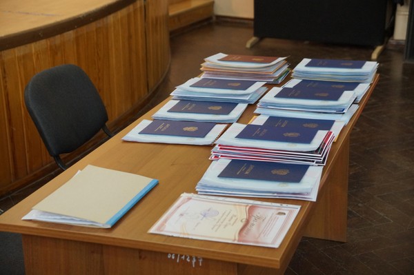 Торжественная церемония вручения дипломов