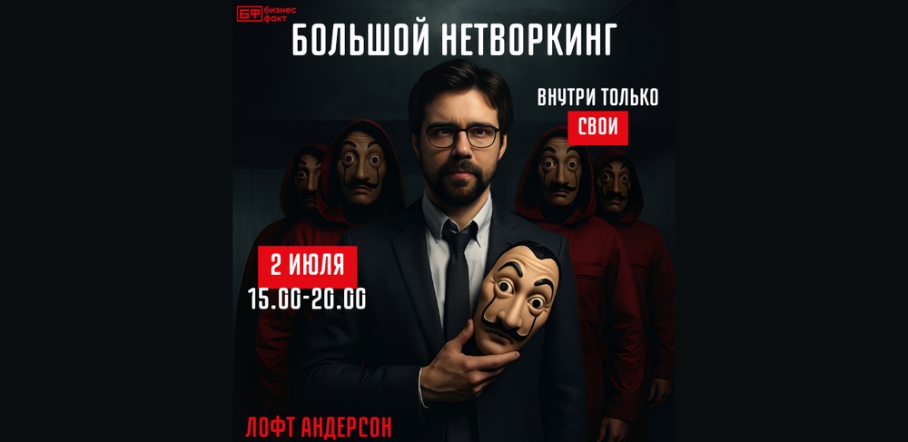 Большой нетворкинг на 150 человек