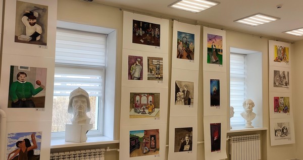 Отчетная выставка итоговых работ выпускников детской художественной школы