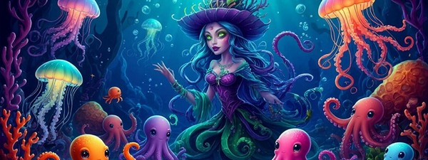 Кукольный спектакль «Цветной переполох на дне морском»