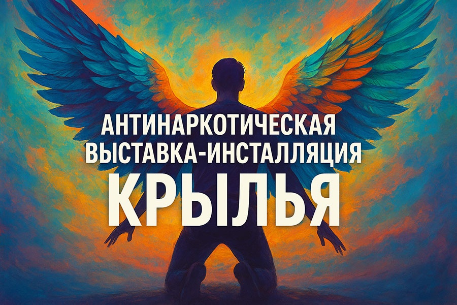 Антинаркотическая выставка-инсталляция «Крылья»