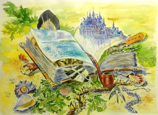 Выставка рисунков «Книжная иллюстрация»