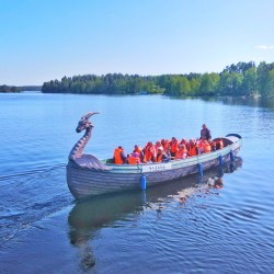Карельская сага: драккар, форелевая ферма, хаски и водопады