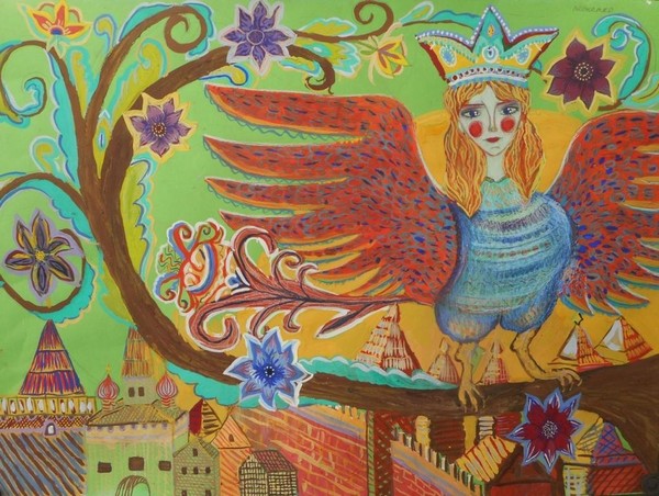 Мастер-класс «Гребешок аленький, кафтанчик рябенький…»