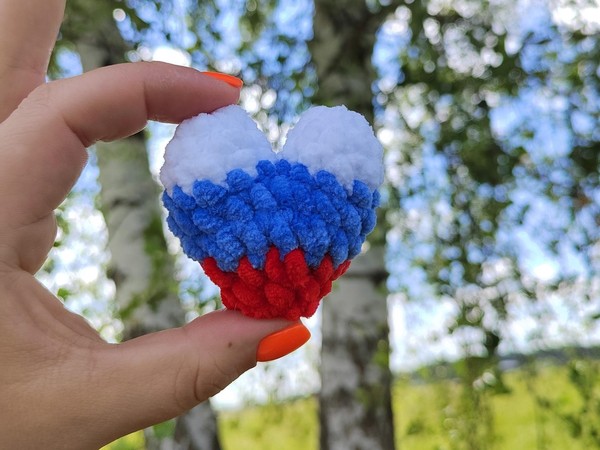 Мастер-класс «Сердце патриота: вяжем крючком»
