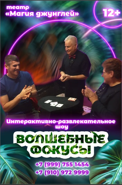 интерактивно-развлекательное шоу "Волшебные Фокусы"