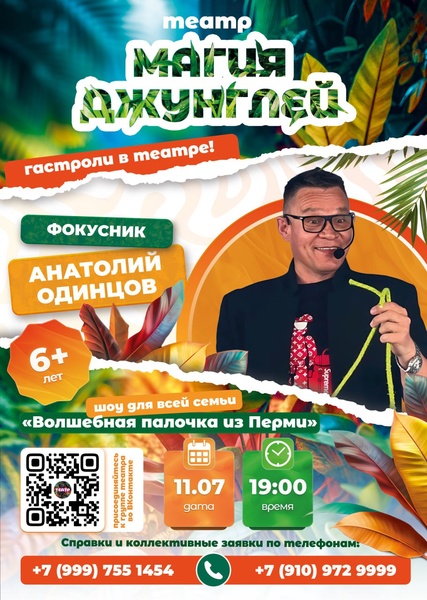 шоу для всей семьи "Волшебная палочка из Перми"