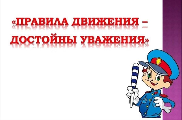 «Правила движения-достойны уважения!»