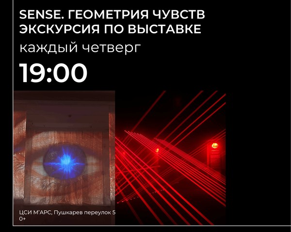 Экскурсия по выставке SENSE. Геометрия чувств