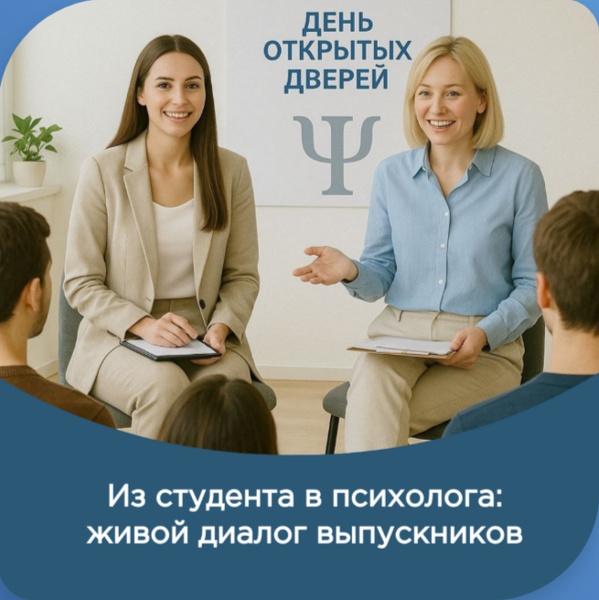 День открытых дверей в Высшей школе психологии: «Из студента в психолога: живой диалог выпускников»