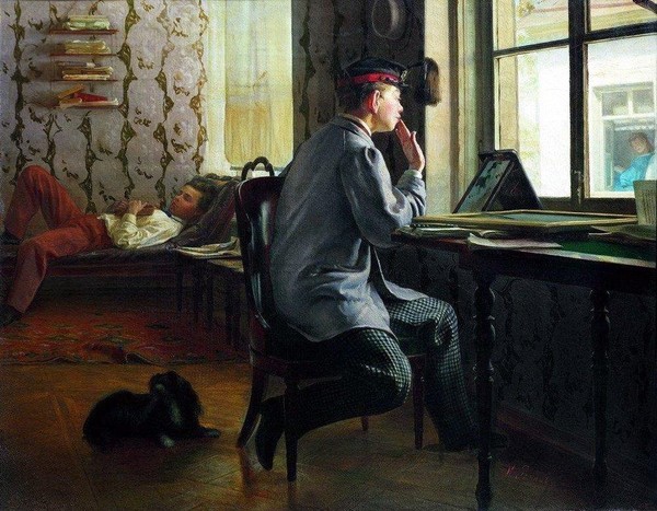 Лекция «История создания картины И. Репина «Приготовление к экзамену»