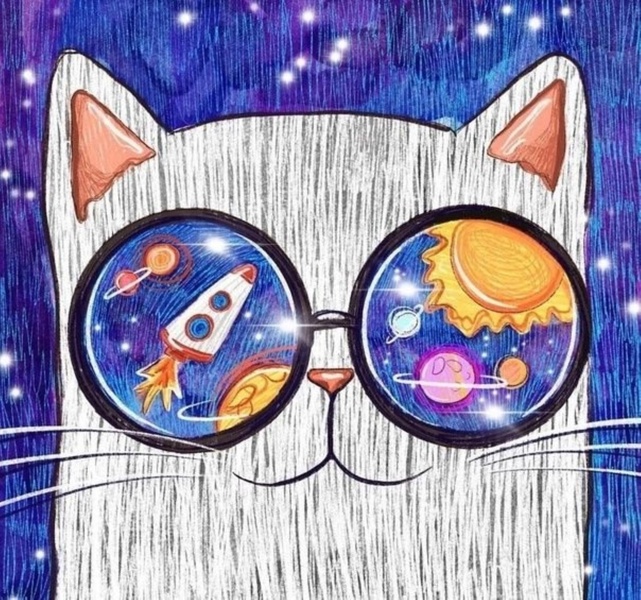 Мастер-класс для детей "Космический кот"
