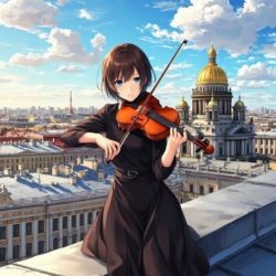 Музыка из японского аниме и Disney. Концерт на крыше