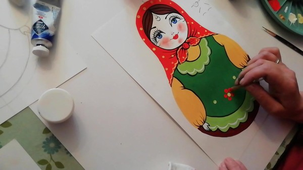 Мастер-класс «Русская матрешка»