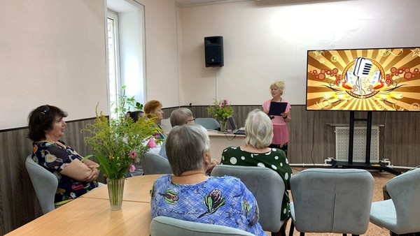 «Летние забавы», игровая программа в рамках работы клуба золотого возраста «Берега»
