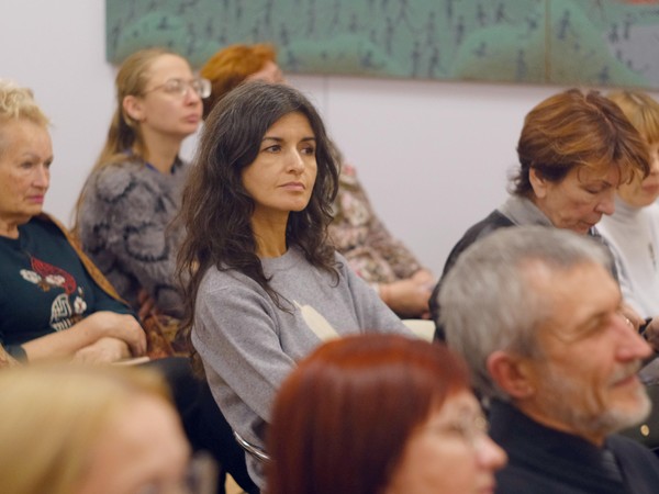 Открытие выставки скульптур И. Мельникова и гобеленов О. Мельниковой «Статика в динамике»